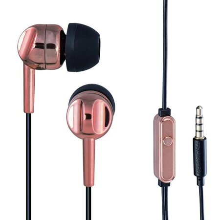 Thomson ear 3005 ecouteurs stéréo intra-auriculaires avec microphone rose gold