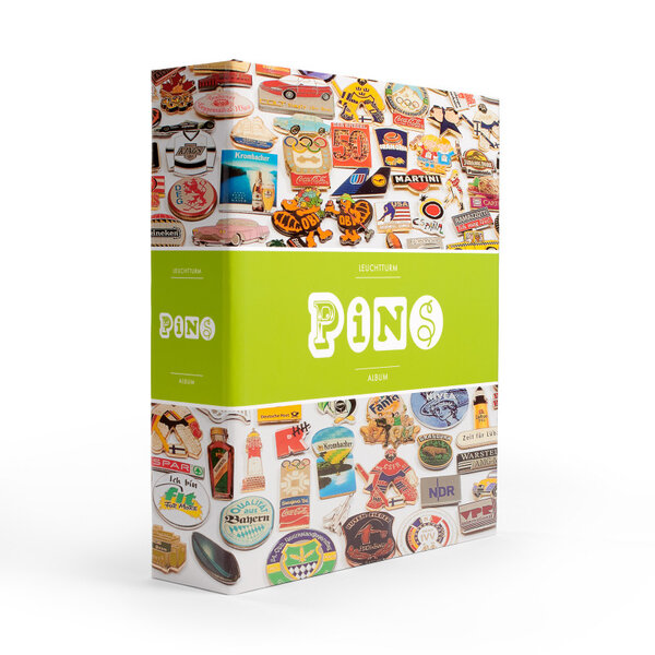 Album illustré pour collectionner 400 pin's.