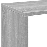 vidaXL Étagère séparatrice de pièce sonoma gris 69 5x29x137 5 cm