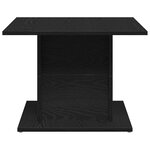 vidaXL Table basse Chêne noir 55.5 x 55.5 x 40 cm Bois d'ingénierie