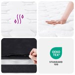 vidaXL Matelas à ressorts bonnell moyen 120x200 cm