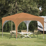 vidaXL Tente de fête pop-up 290 x 290 x 245 cm Beige