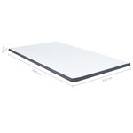 Vidaxl surmatelas de sommier tapissier 200x120x5 cm