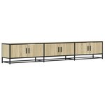 vidaXL Meuble TV chêne sonoma 240x35x41 cm bois d'ingénierie