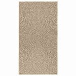 vidaXL Tapis ZIZUR beige 80x150 cm aspect de jute intérieur extérieur