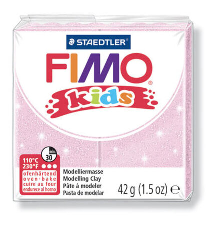 Pâte Fimo Kids 42 g Rose perlé 8030.206