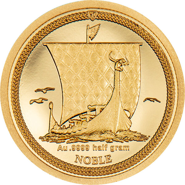 Pièce de monnaie en or g 0.5 millésime 2023 noble one noble