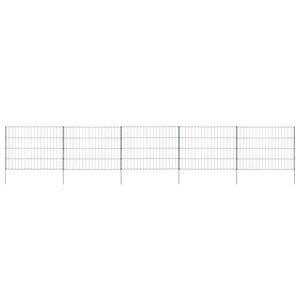 vidaXL Ensemble de clôture de jardin 115x79 cm vert