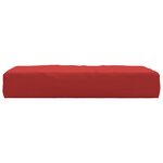 vidaXL Coussin de palette rouge 60x60x9 5 cm tissu oxford