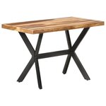 vidaXL Table de salle à manger 120x60x75 cm Bois avec finition miel