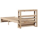 vidaXL Cadre de lit avec tête de lit sans matelas 90x190 cm