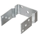 vidaXL Piquets de clôture 6 Pièces Argenté 12x6x15 cm Acier galvanisé