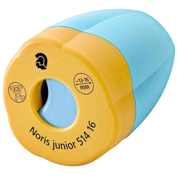 Taille-crayon Noris junior  turquoise/jaune soleil STAEDTLER