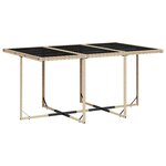 vidaXL Ensemble à manger de jardin et coussins 7 Pièces beige poly rotin