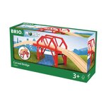 Brio World Pont Courbe - Accessoire pour circuit de train en bois - Ravensburger - Mixte des 3 ans - 33699