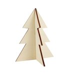 Sapin de noel en bois à assembler 12 5x13 cm