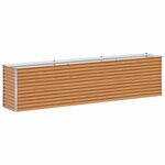 vidaXL Jardinière surélevée 290 x 50 x 68 cm Acier galvanisé