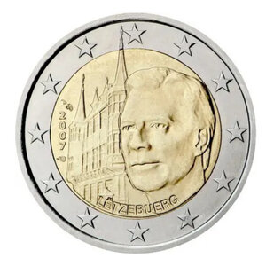 2 euros commémorative Luxembourg 2007 - Palais Grand-Ducal.