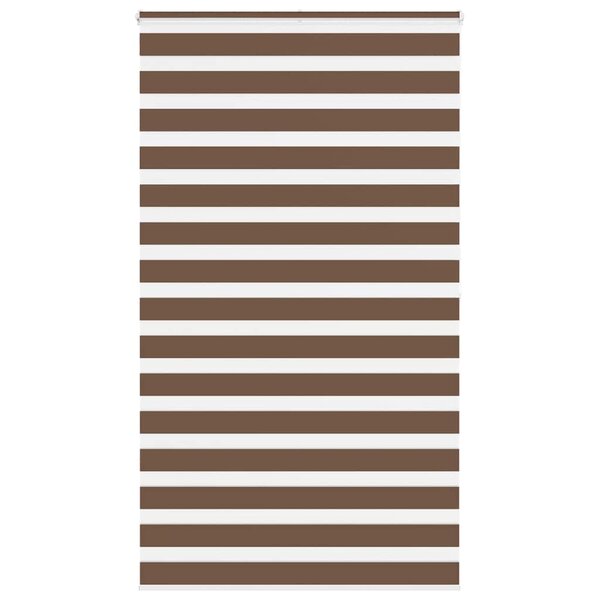 vidaXL Store zèbre marron 120x200cm largeur du tissu 115 9cm polyester