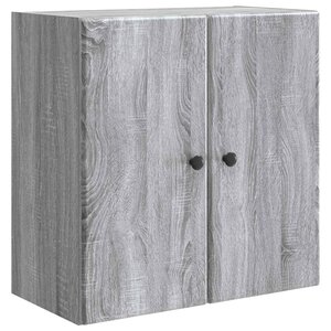 vidaXL Armoire Murale Sonoma gris 59 x 31 x 60 cm Bois d'ingénierie