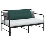 vidaXL Coussin de Dos Vert foncé 120 x 19 x 50 cm tissu