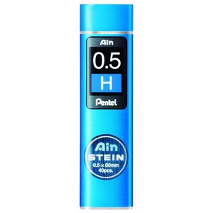 Etui de 40 mines 0 5 mm ain stein c275 dureté h x 12 pentel