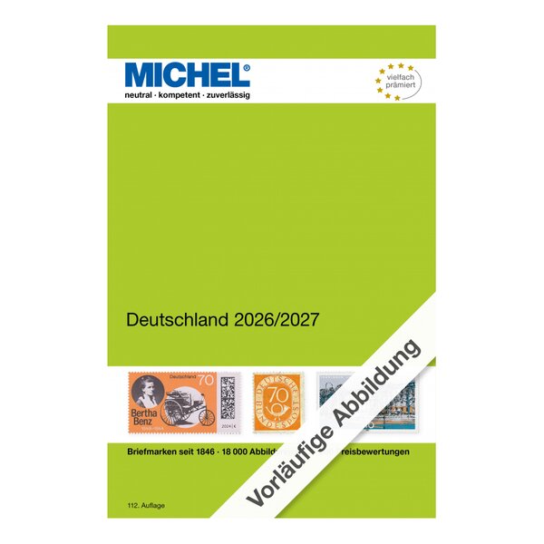 Catalogue de cotation Michel timbres Allemagne 2026-2027.