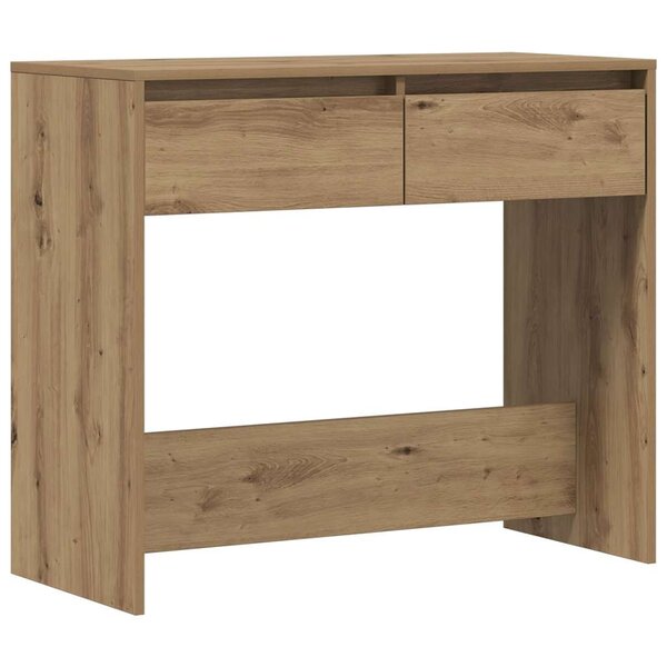 vidaXL Table console chêne artisanal 89x41x76 5 cm bois d'ingénierie