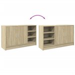 vidaXL Armoire d'évier chêne sonoma 90x29x55 cm bois d'ingénierie