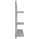 Miroir de salle de bain 60 x 10 5 x 45 cm aggloméré gris 02_0006944