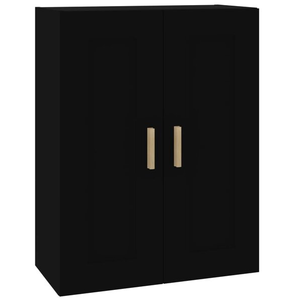 vidaXL Armoire murale noir 69 5x32 5x90 cm bois d'ingénierie