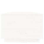 vidaXL Table basse Blanc 100x50x35 cm Bois massif de pin