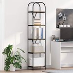 vidaXL Étagère chêne artisanal 40 x 30 x 183 cm Bois d'ingénierie
