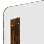 vidaXL Tête de lit Chêne fumé 100 cm Bois d'ingénierie