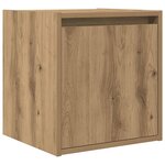 vidaXL Tables de chevet murales 2 Pièces chêne artisanal 38x34x40 cm