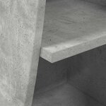 vidaXL Meuble d'angle Blanc 32x32x102cm Bois d'ingénierie