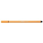 Stylo feutre pen 68  orange papaye x 10 stabilo