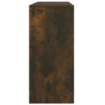 vidaXL Table console chêne fumé 100x35x76 5 cm bois d'ingénierie