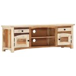 vidaXL Meuble TV 120 x 30 x 40 cm Bois de récupération massif