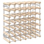 vidaXL Casier à bouteilles 42 bouteilles Pinède solide