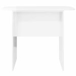 vidaXL Table console Blanc brillant 93 x 40 x 75 cm Bois d'ingénierie