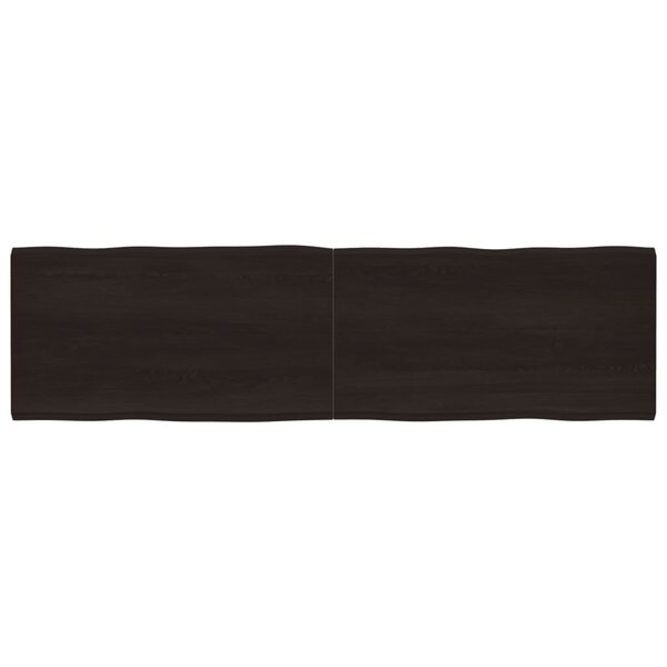 vidaXL Dessus de table bois massif traité bordure assortie