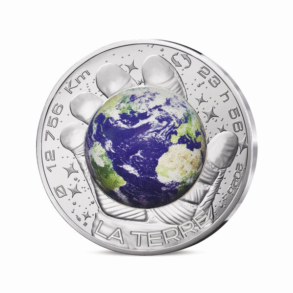 L'Odyssée Spatiale avec Thomas Pesquet Monnaie de 100€ Argent