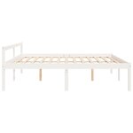 vidaXL Lit pour personne âgée sans matelas blanc 180x200 cm