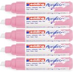 Marqueur acrylique large 5000 mauve chic 5-10 mm x 5 EDDING