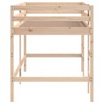vidaXL Lit mezzanine d'enfants sans matelas avec échelle 90x200 cm