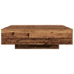 vidaXL Table Basse Bois ancien 100 x 100 x 31 cm Bois d'ingénierie