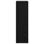 vidaXL Meuble TV mural Chêne noir 40 5 x 30 x 102 cm Bois d'ingénierie