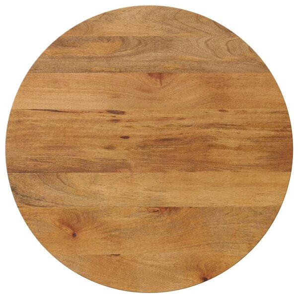 vidaXL Dessus de table Ø 70x2 5 cm rond bois de manguier massif