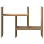 vidaXL Organiseur de bureau Chêne artisanal 34 5 x 15 5 x 35 5 cm
